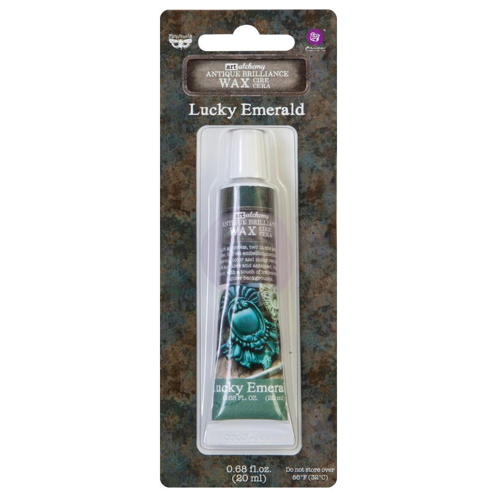 Prima - Art Alchemy by Finnabair - Antique Brilliance - Wax - Lucky Emerald