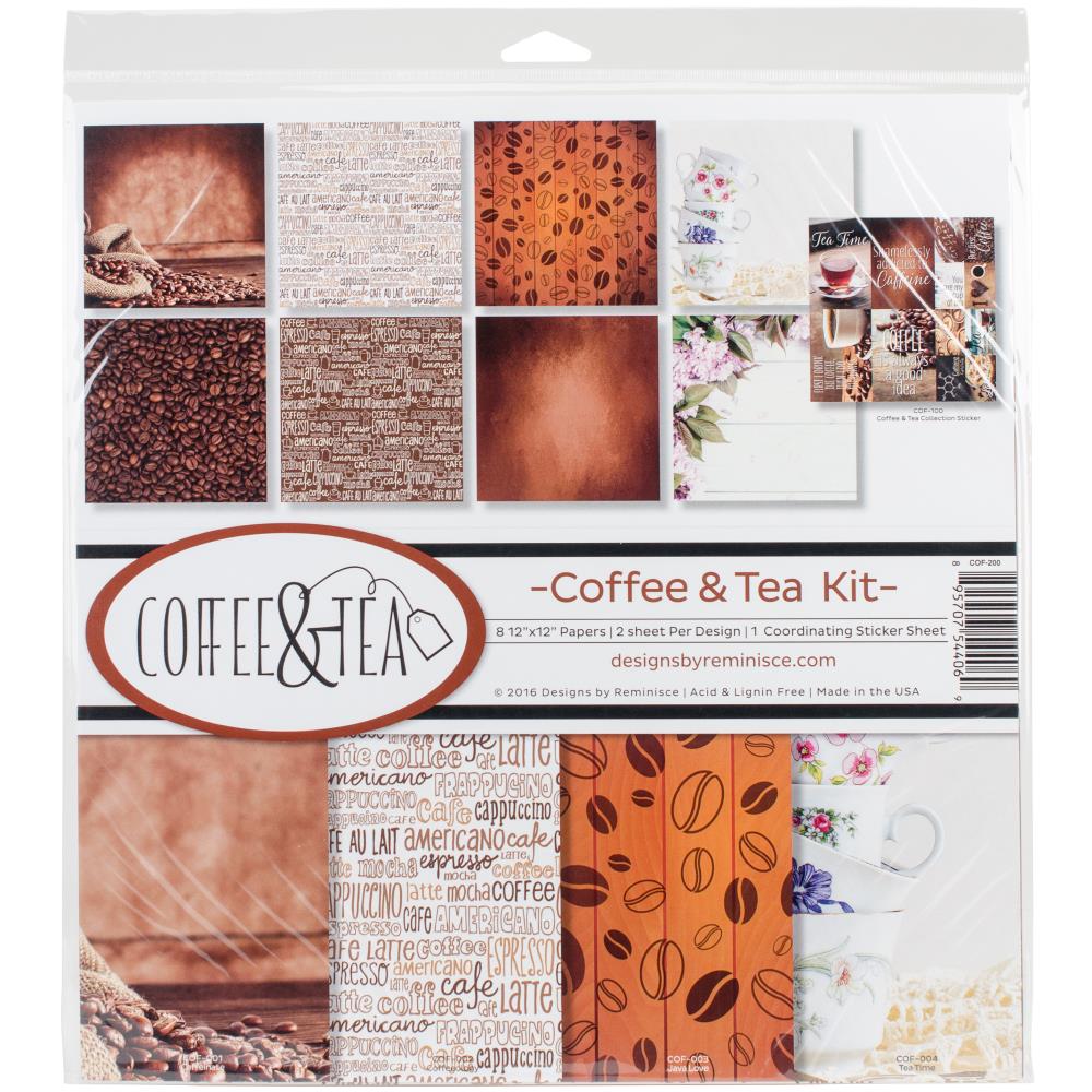 Reminisce - Coffe & Tea - Collection Kit  - 12x12"
