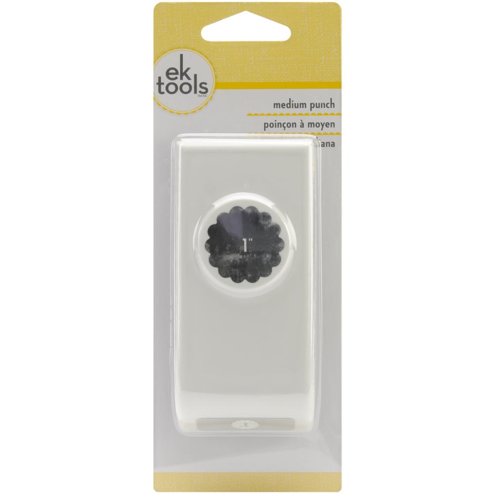 Ek Success - Medium Punch - Scallop Circle - 1 inch