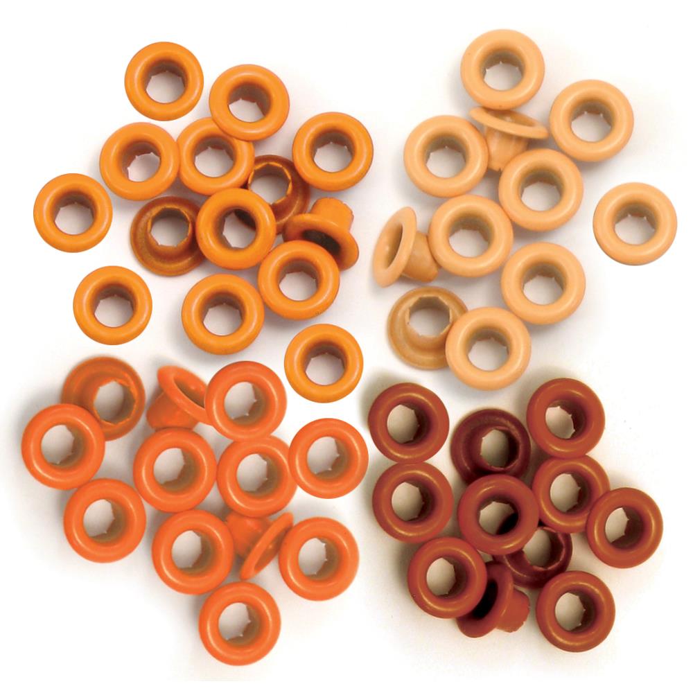 We R MemoryKeepers -Standard eyelets - Orange
