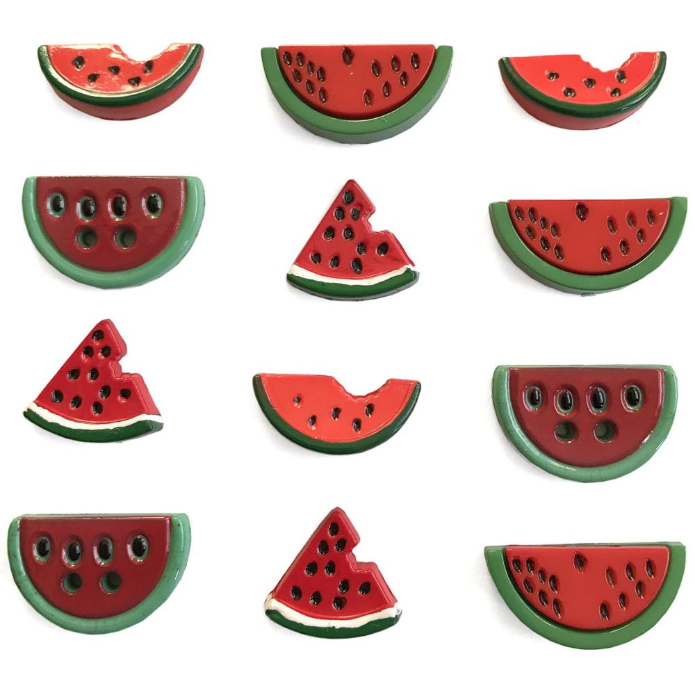 Buttons Galore -  Watermelon Buttons