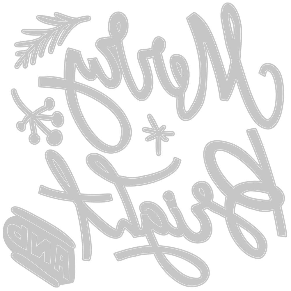 Sizzix - Tim Holtz Alterations - Thinlits - Merry & Bright