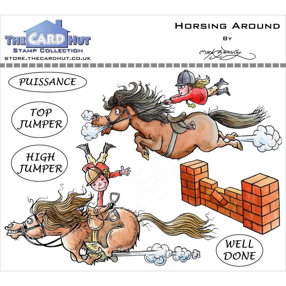 The Card Hut - Clear Stamp - Horsing around
