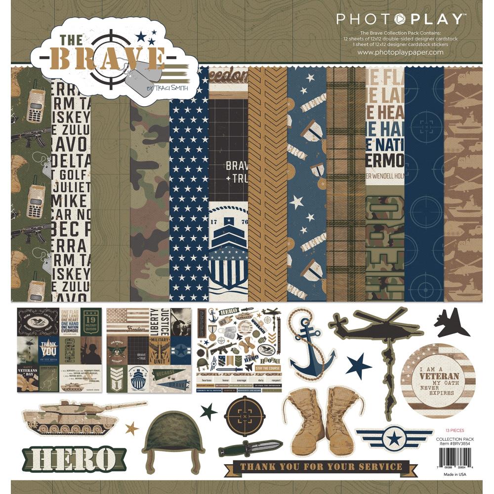Photoplay - The Brave Collection  -   12 x 12"