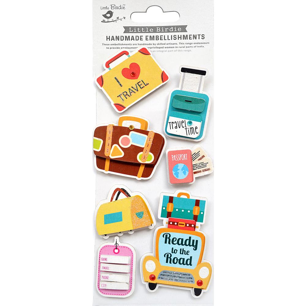 Little Birdie - Embelisment - Travel Time Stickers