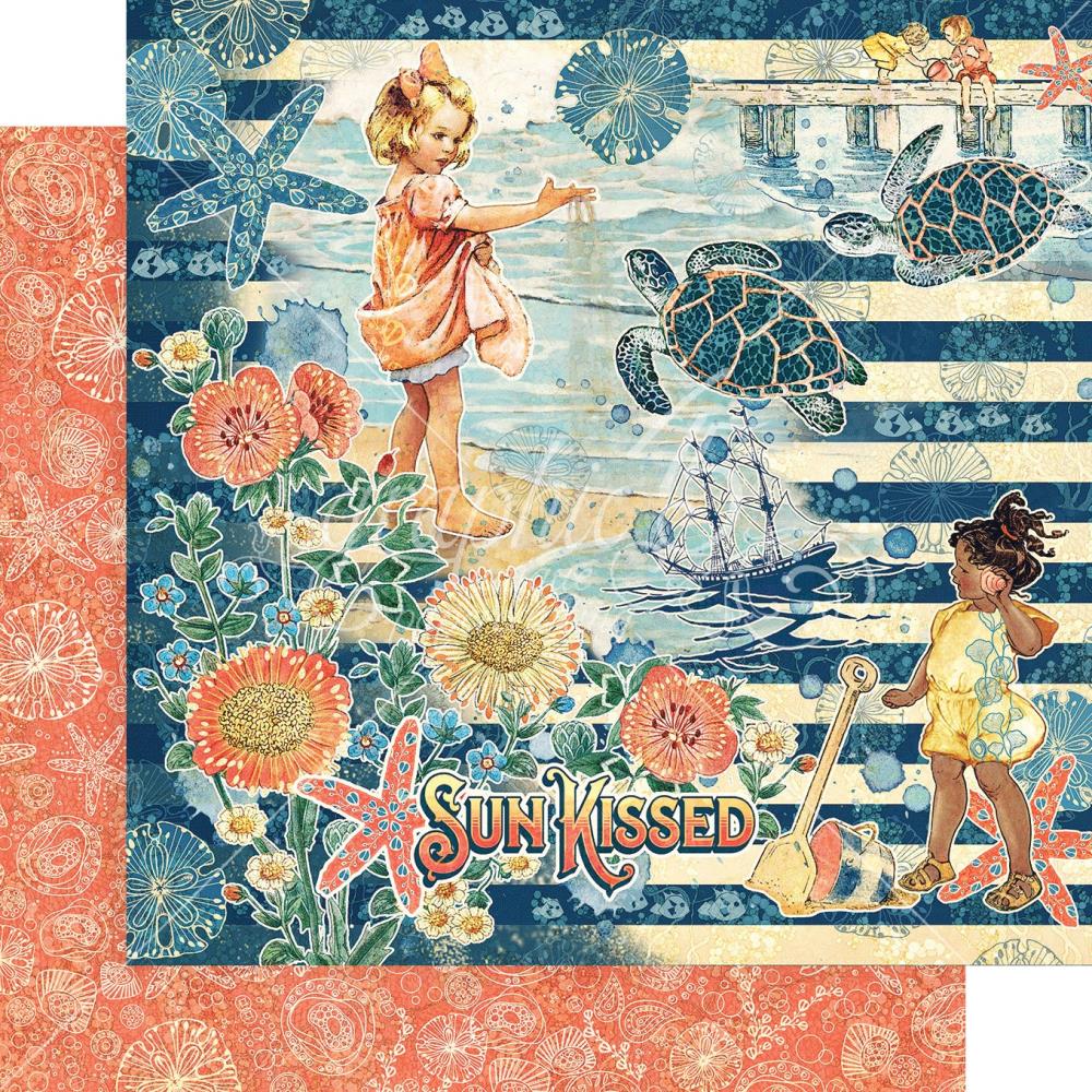 Graphic 45 - Sun Kissed - Collectors Edition - Paper Pad  8x8"