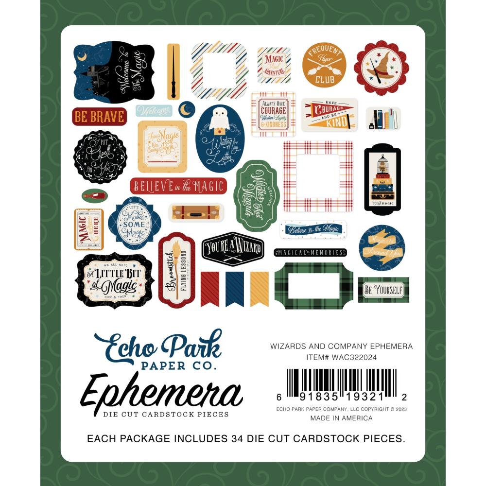 Echo Park - Wizards and company - Icons Ephemera