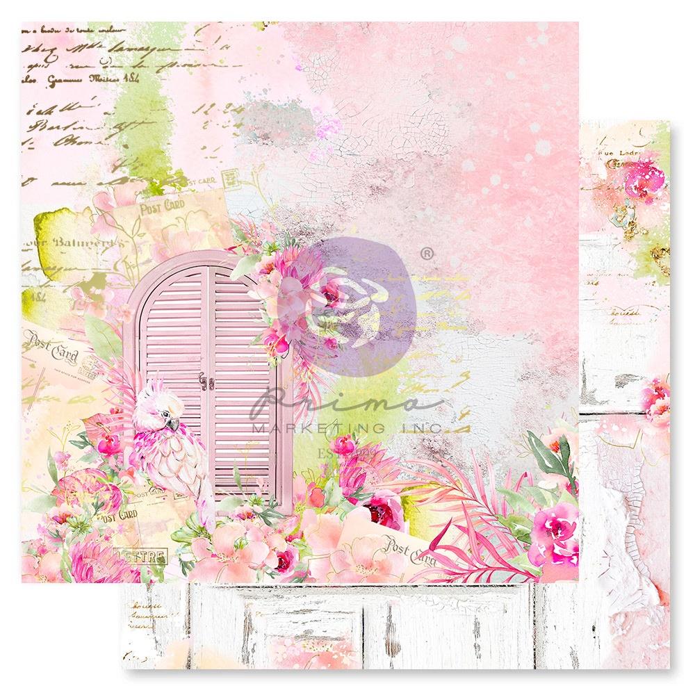 Prima - Postcards from Paradise - Paper Pad - 12 x 12"