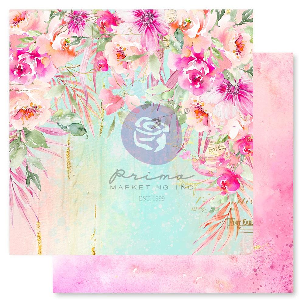 Prima - Postcards from Paradise - Paper Pad  - 12 x 12"