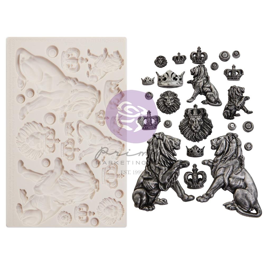 Prima - Finnabair Decor Mould - Regal Lions