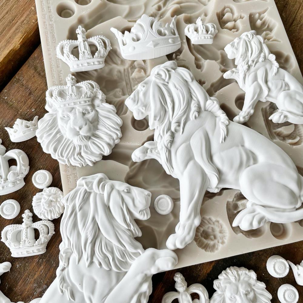 Prima - Finnabair Decor Mould - Regal Lions