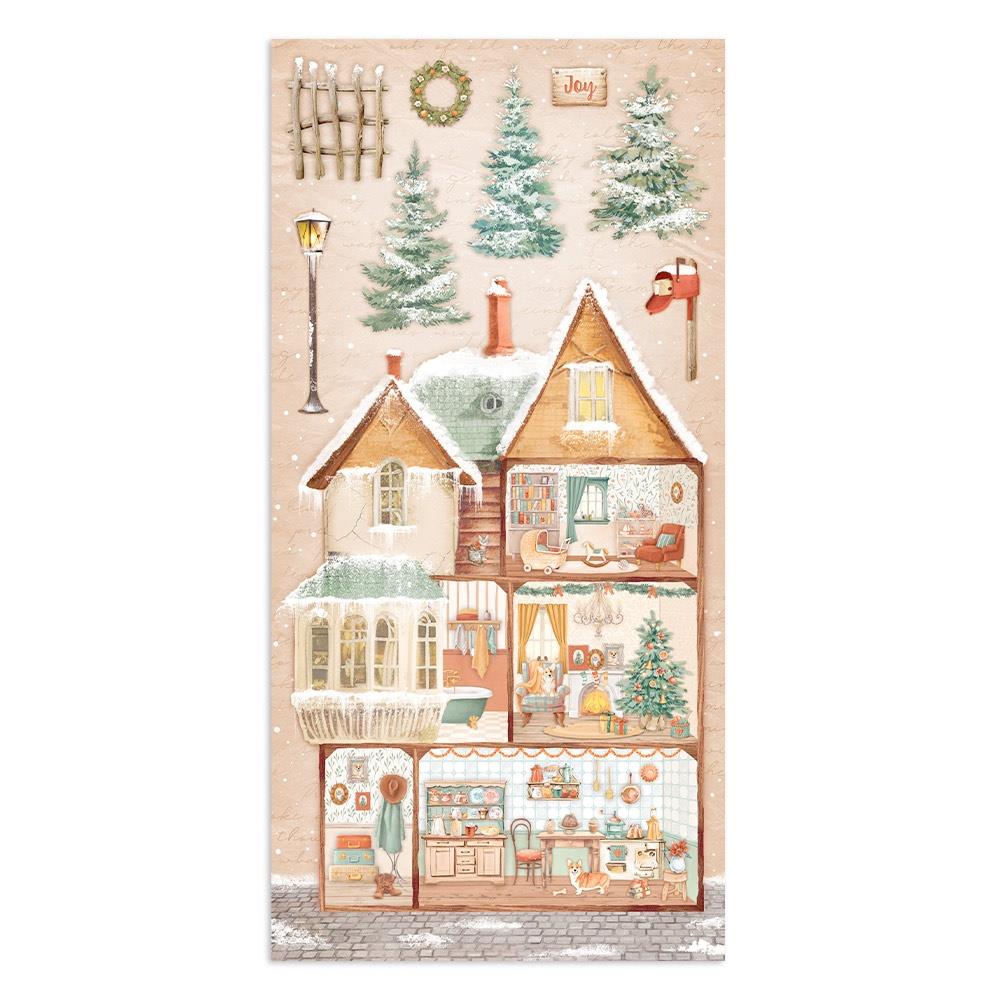 Stamperia - All around christmas - Collectables - 10 pk -   6 x 12"