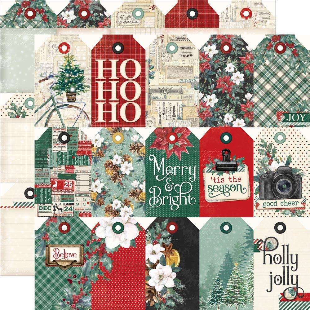 Simple Stories - Tis the season - Tags - 12x12"