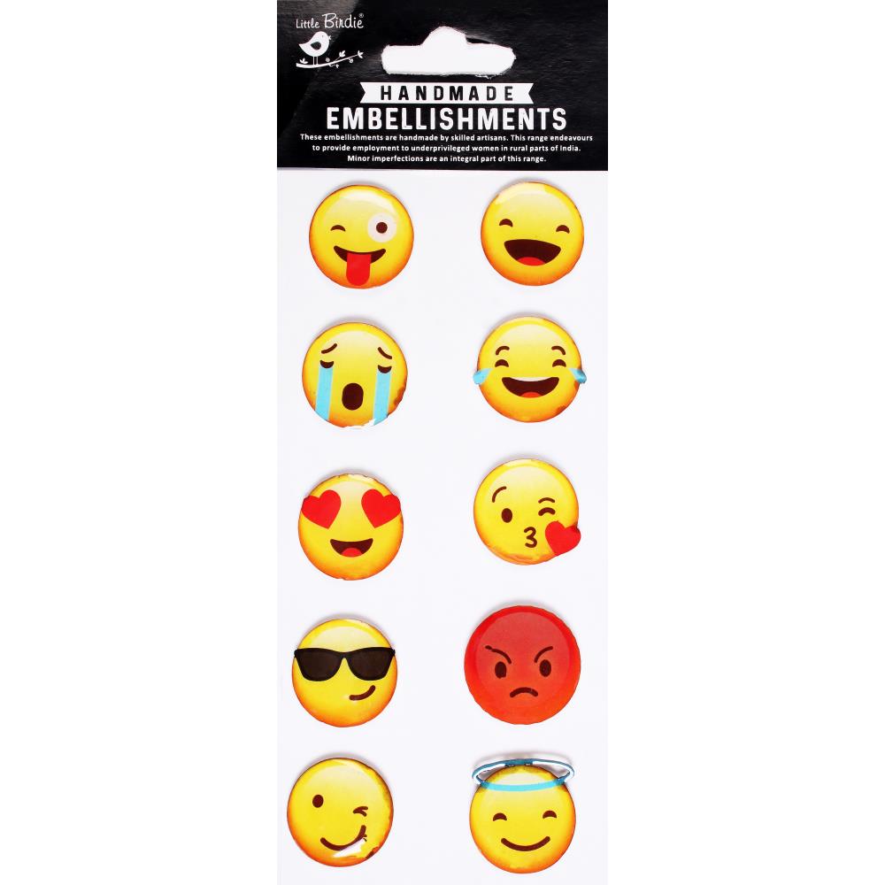 Little Birdie - Resin Embelisment Stickers - Expressions