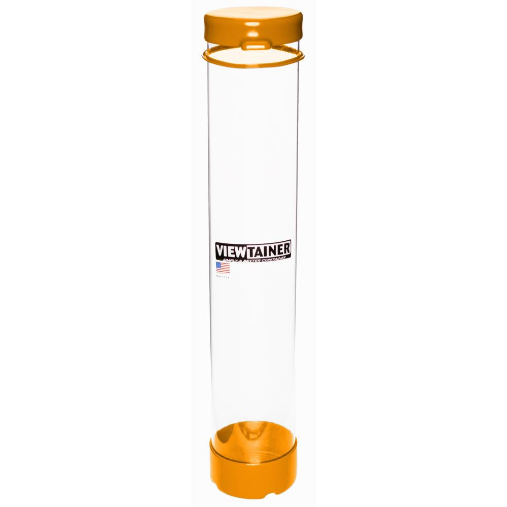 Viewtainer - Thetered Cap - Storage Container - Orange