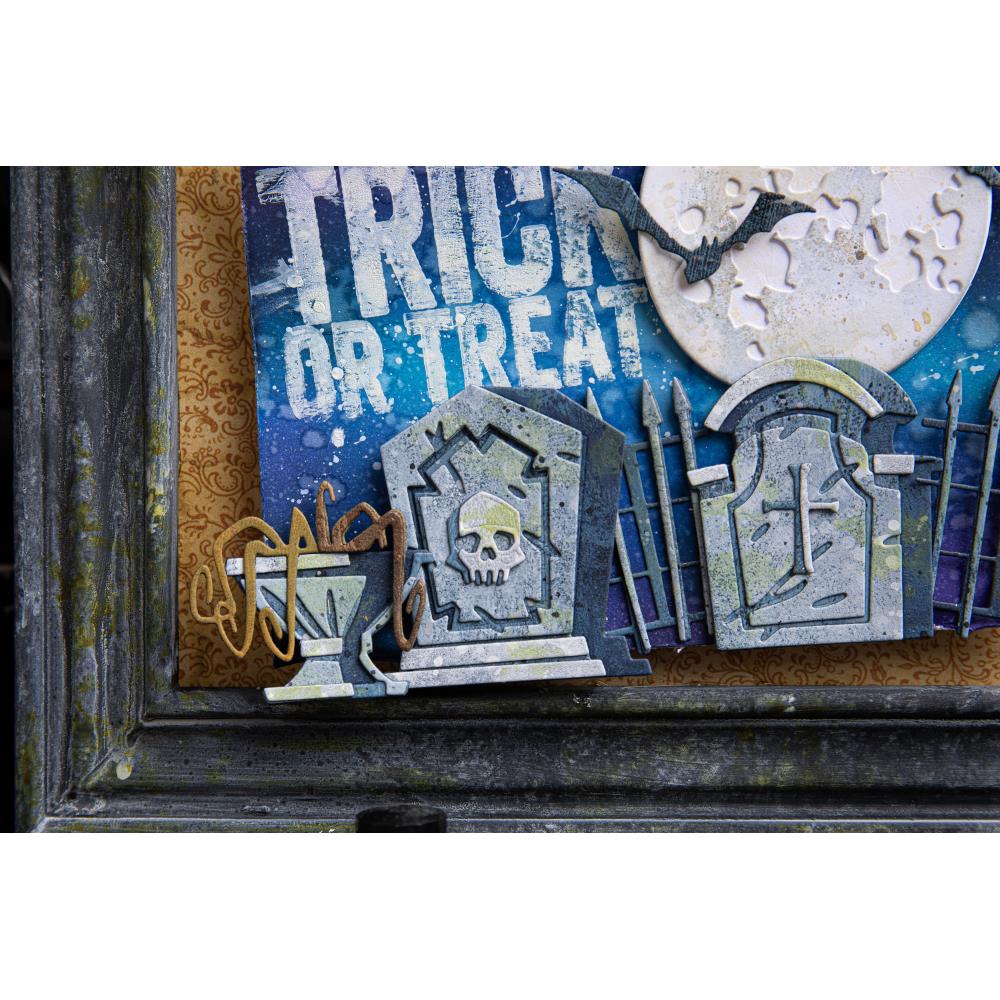 Sizzix - Tim Holtz - Colorize - Thinlits  - Graveyard