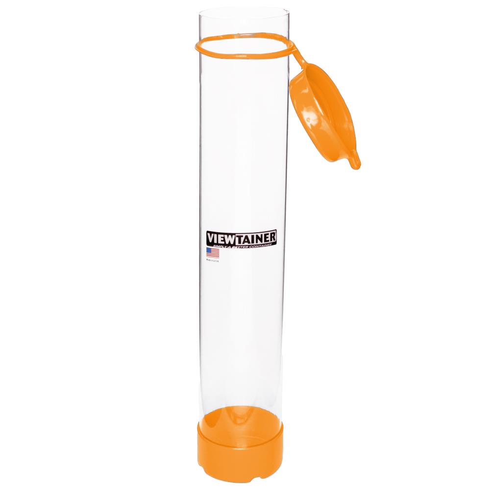 Viewtainer - Thetered Cap - Storage Container - Orange