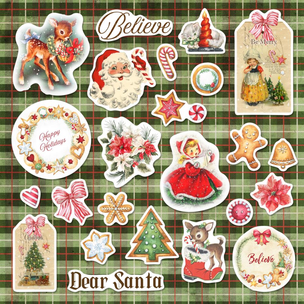 Memory Place - Dear Santa - Ephemera Die Cuts