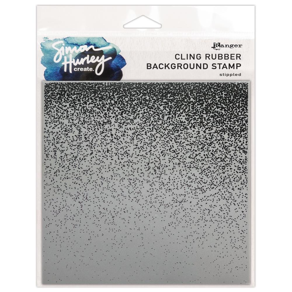 Simon Hurley - Cling Rubber Stamp - Stippled