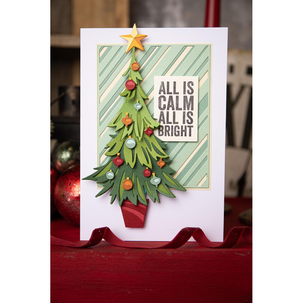 Sizzix - Tim Holtz - Thinlits Colorize Dies - Trim a Tree