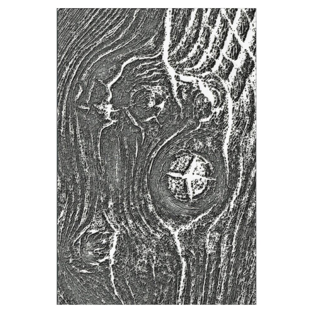 Sizzix -Tim Holtz  -  Embossing Folder - 3D - Woodgrain