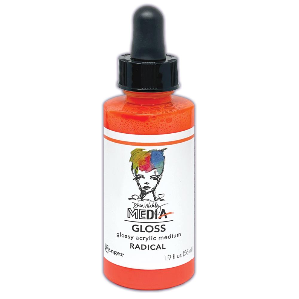 Dina Wakley Media - Gloss Medium - Radical