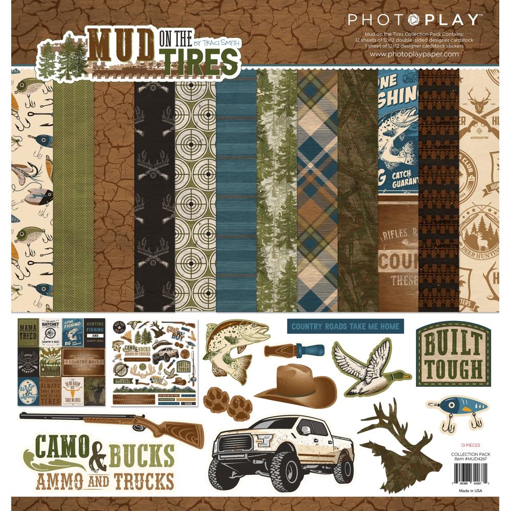 Photoplay - Mud on the tires Collection  -   12 x 12"
