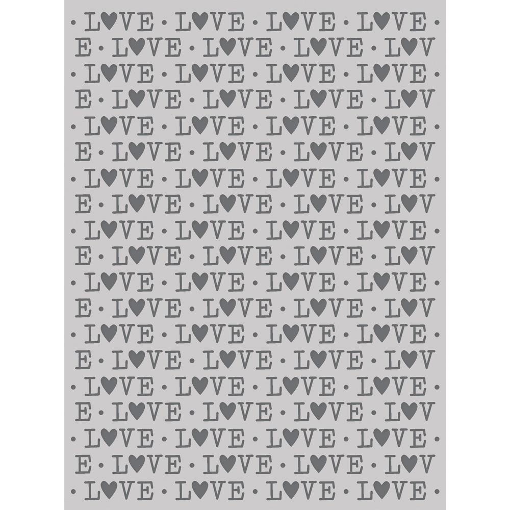 Simple Stories  - Love Story -  Stencil - Love