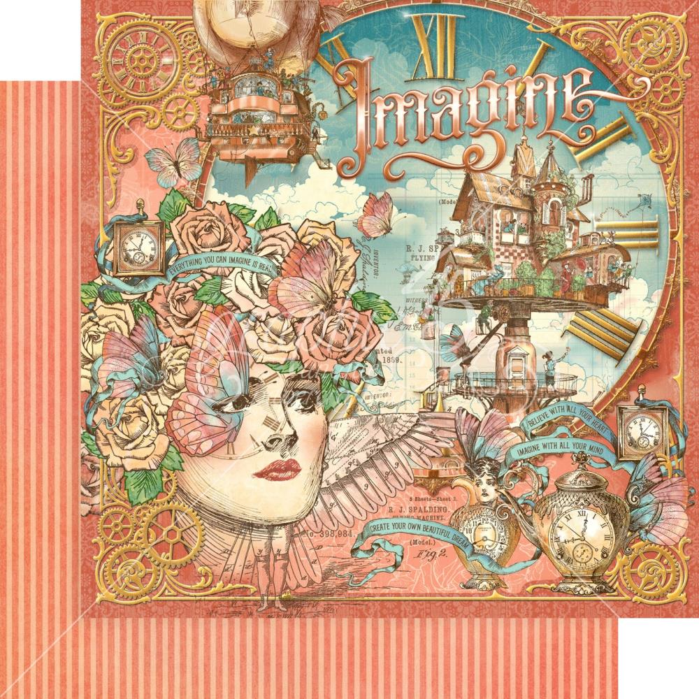 Graphic45 - Imagine - Collectors Pack - 12 x 12"