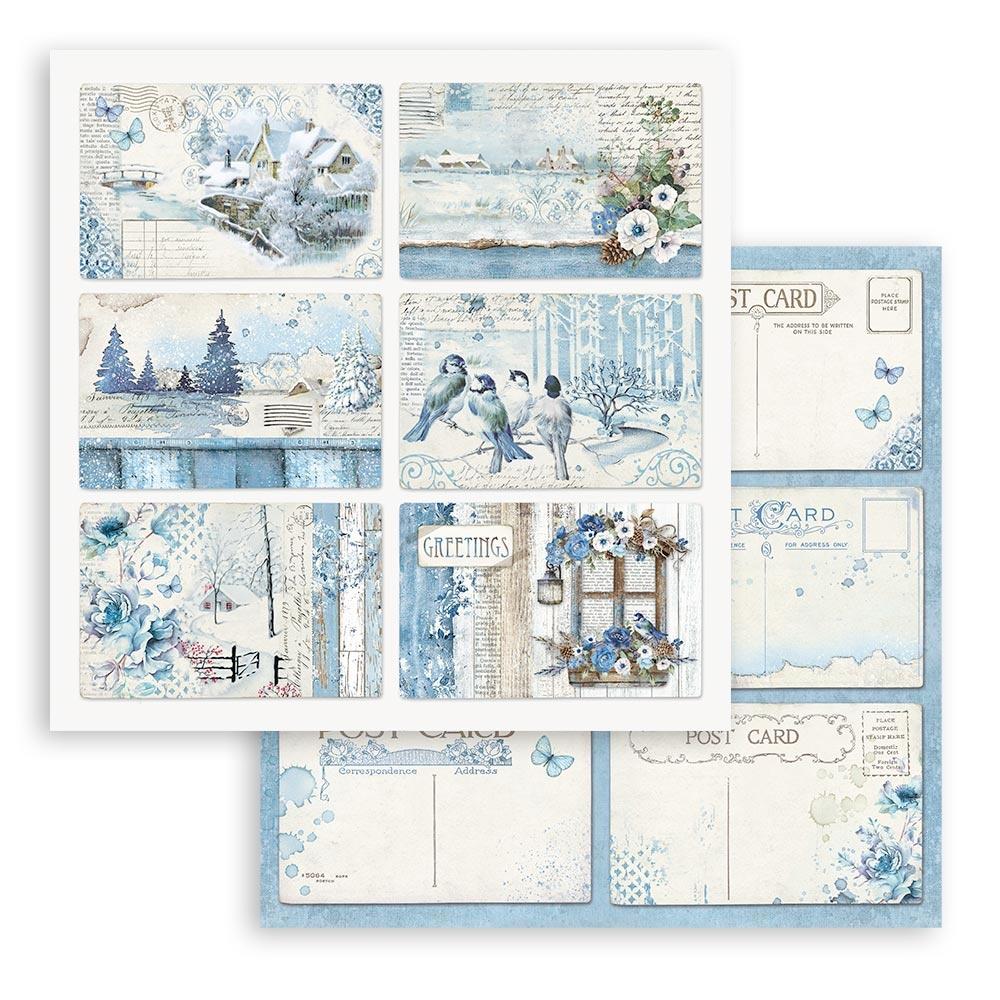 Stamperia  - Blue Land - Paper Pad    12 x12"