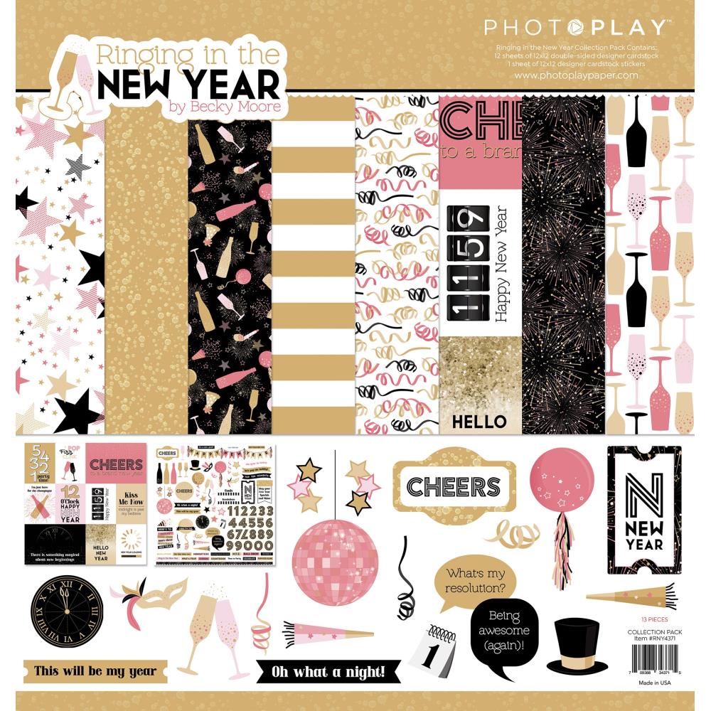 Photoplay - Ringing in the new year Collection  -   12 x 12"