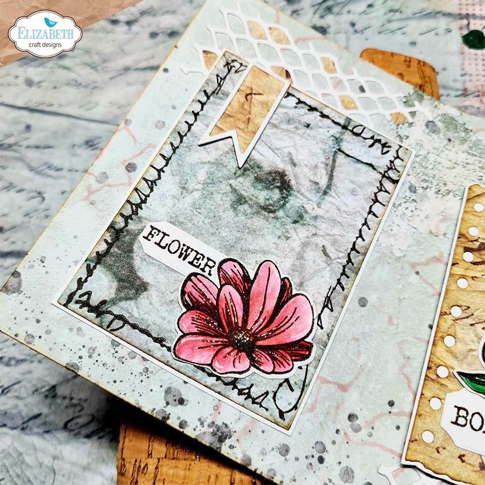 Elizabeth Crafts - Clear Stamp - Stitched borders