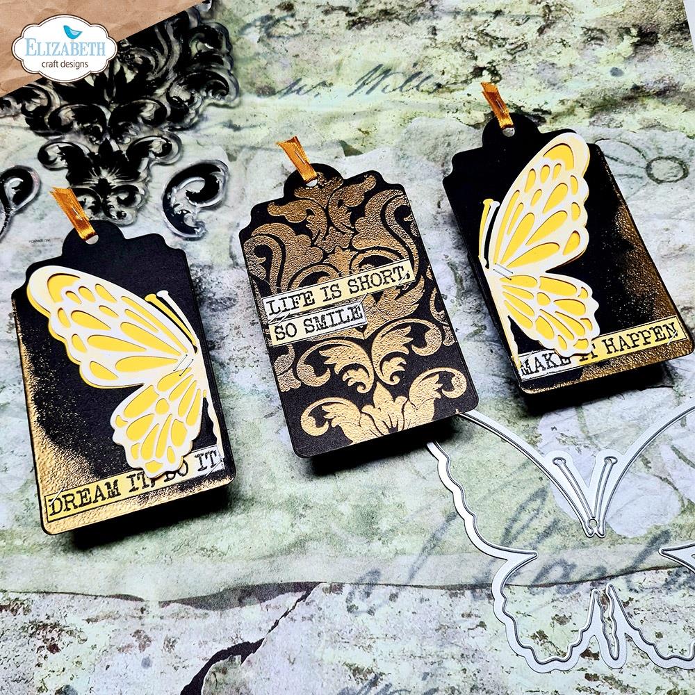 Elizabeth Crafts - Clear Stamp - Script from the past