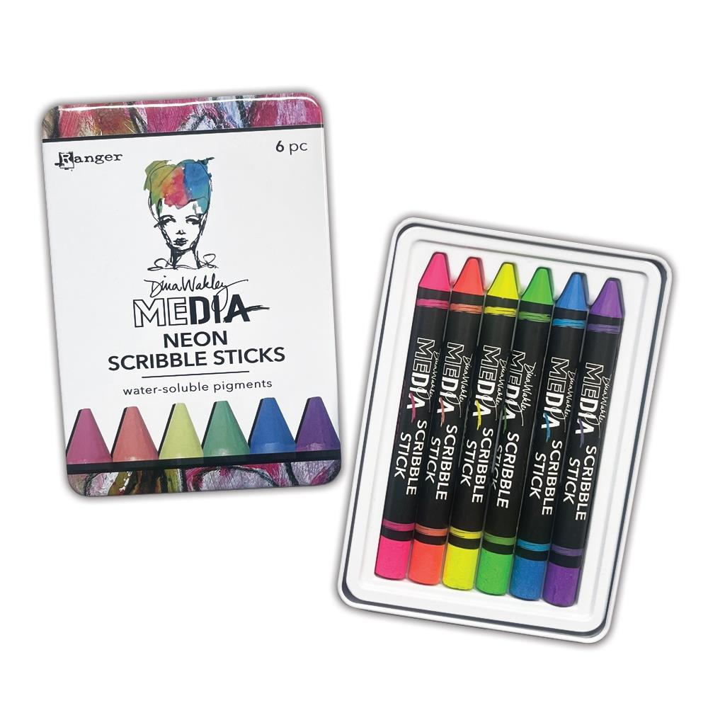Dina Wakley Media - Neon Scribble Sticks