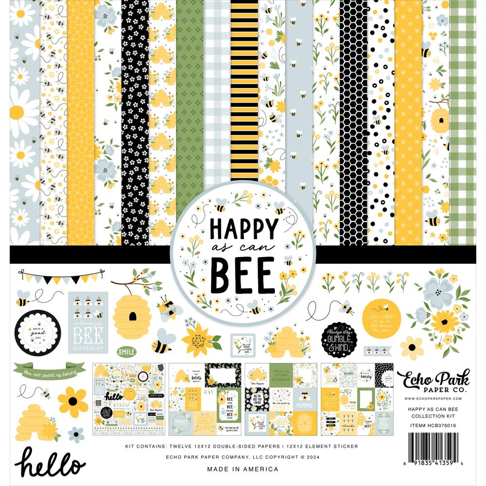 Echo Park - Happy as can bee - Collection Kit - 12 x 12"