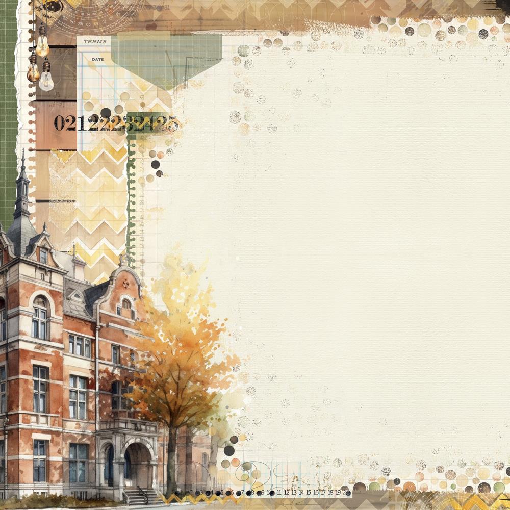 49 and Market - Academia - Triumphant - 12 x 12"