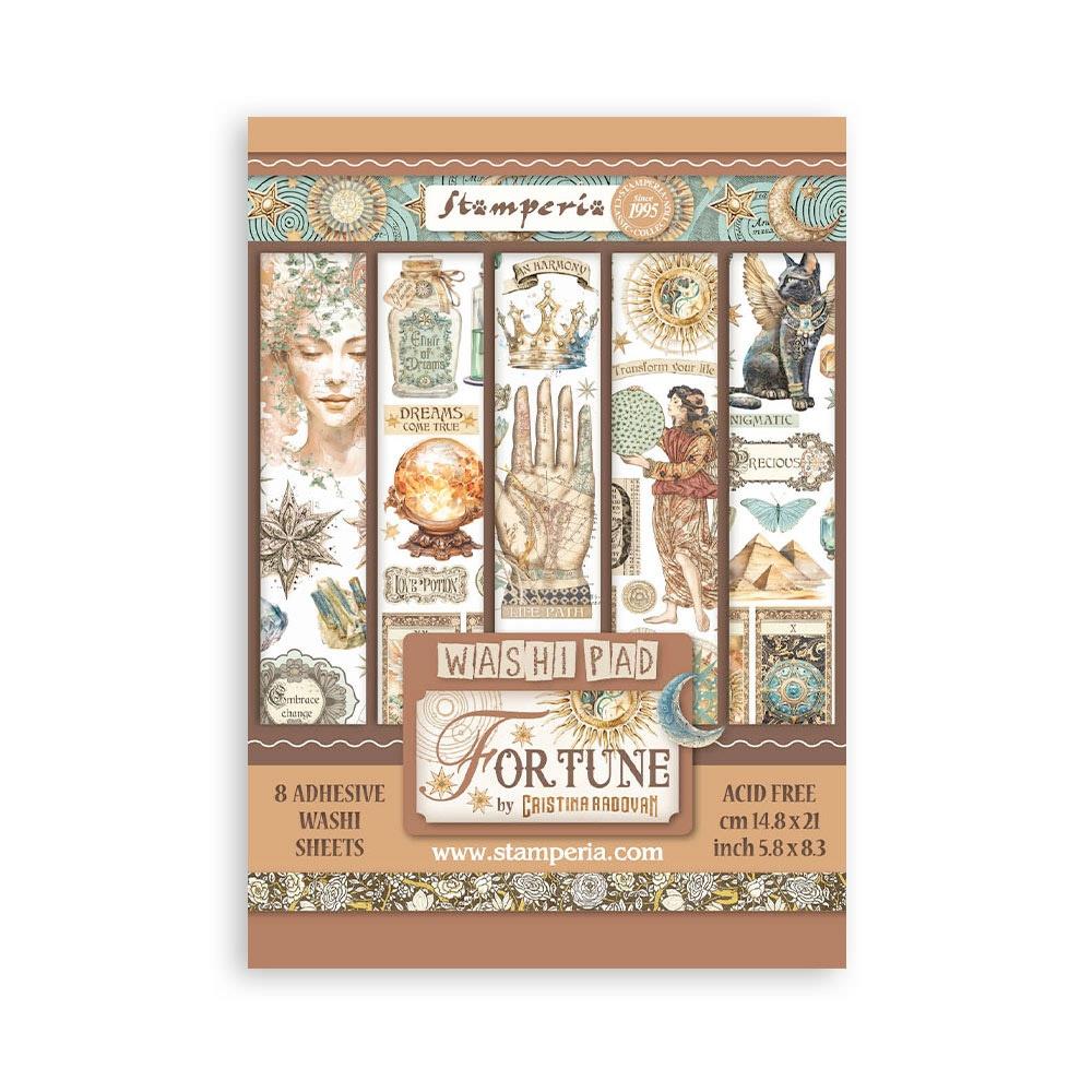 Stamperia - Fortune - Washi Pad A5