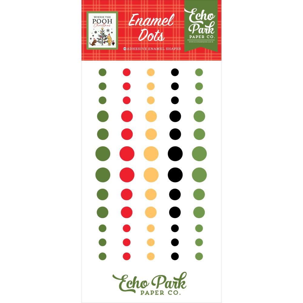 Echo Park - Winnie the Pooh Christmas - Enamel Dots