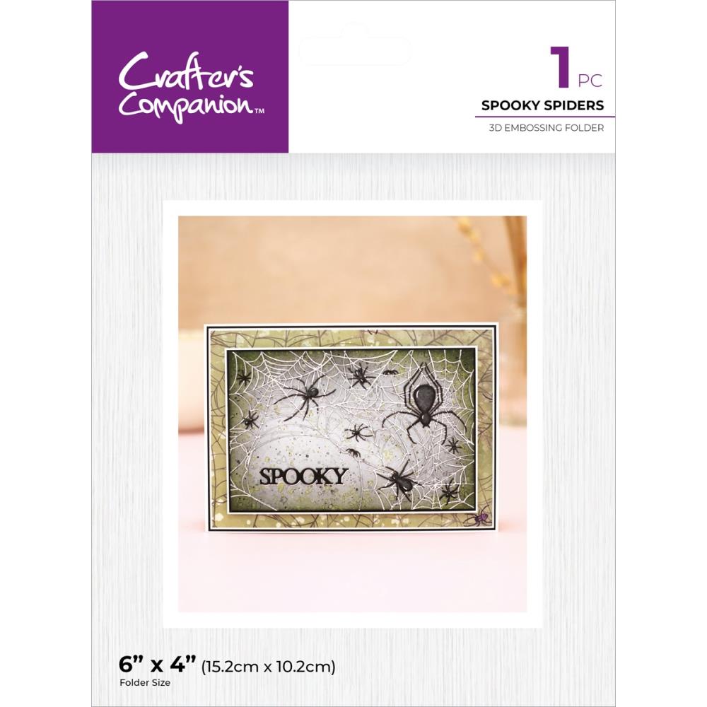 Crafters Companion - Embossing Folder - 3D - Spooky Spider
