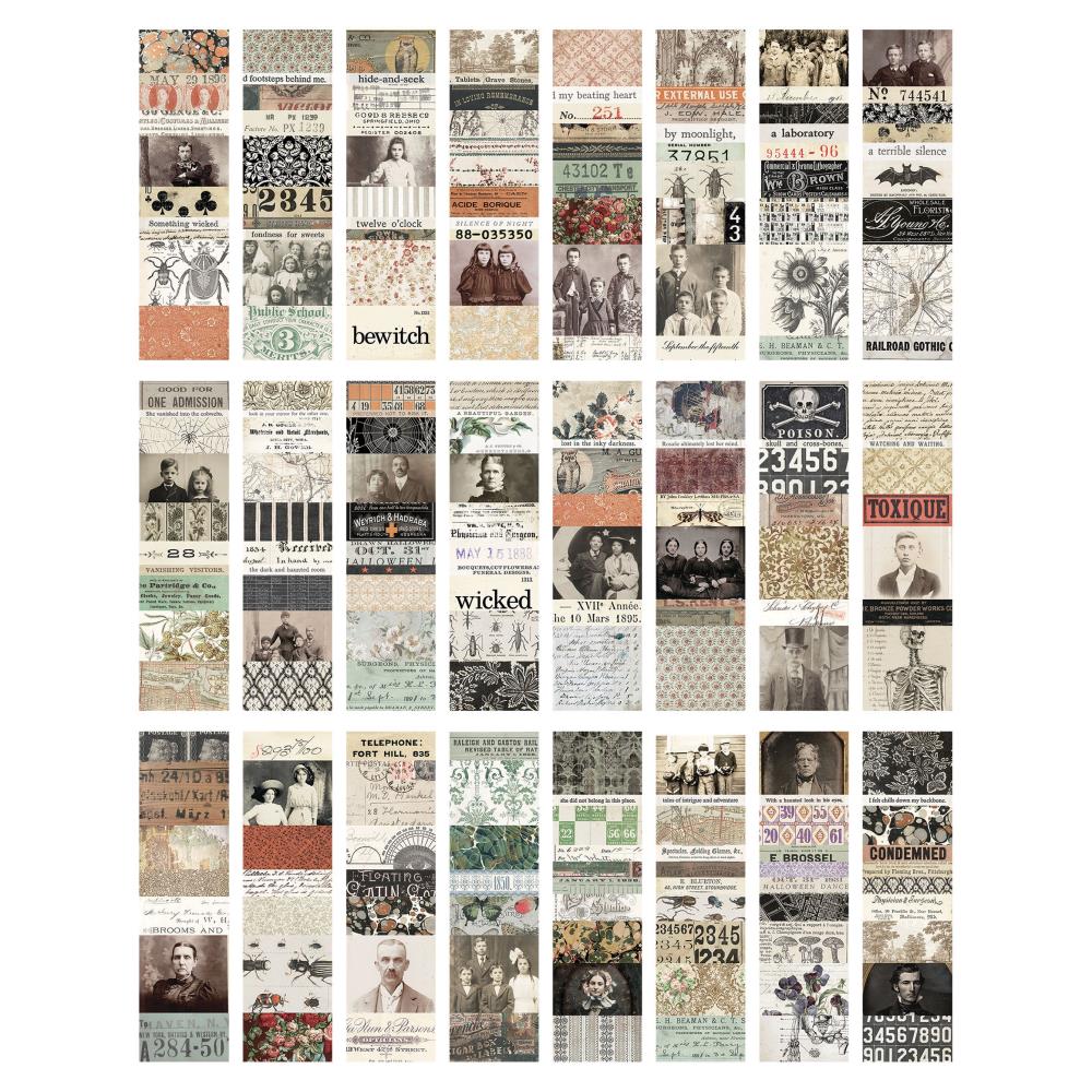 Tim Holtz - Idea-Ology - Halloween 2024 - Collage Strips Large