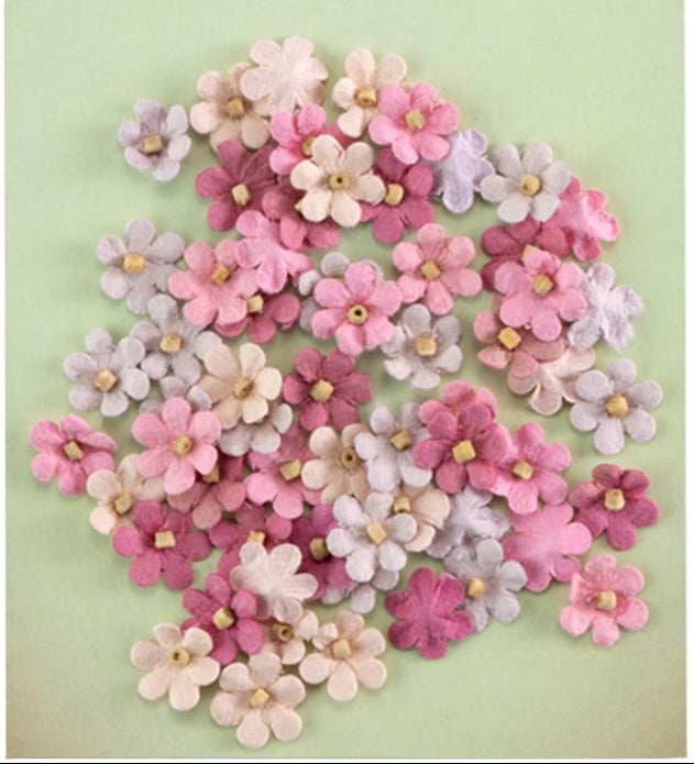 Little Birdie - Natalia - paper flowers - Vintage Pink