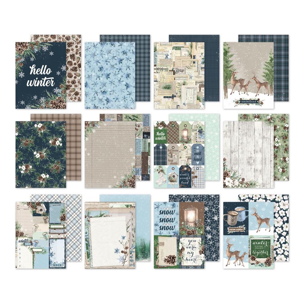 Simple Stories - Fresh snow - Paper Pad 6x8"