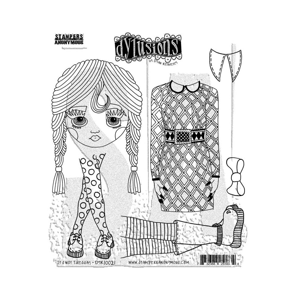 Dylusions - Cling Stamps - It's not Tuesday