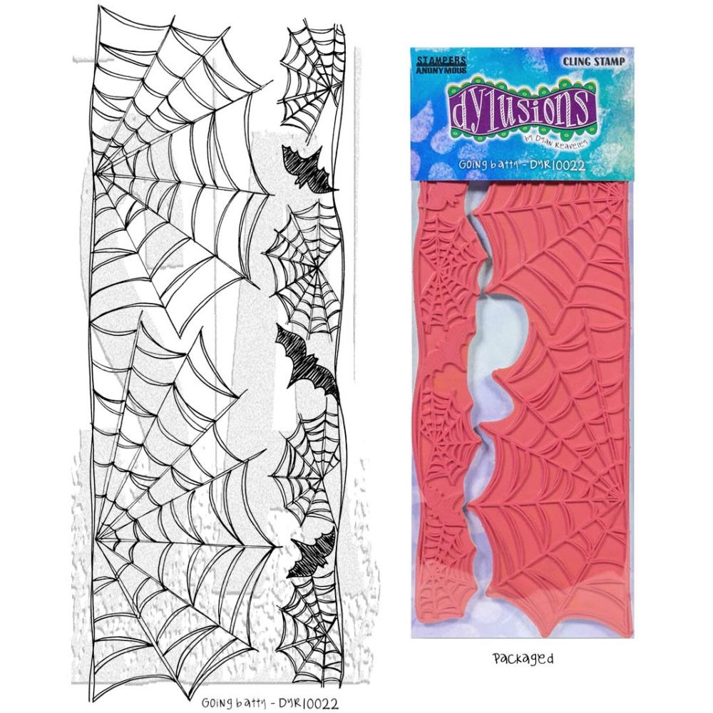 Dylusions - Cling Stamps - Going Batty