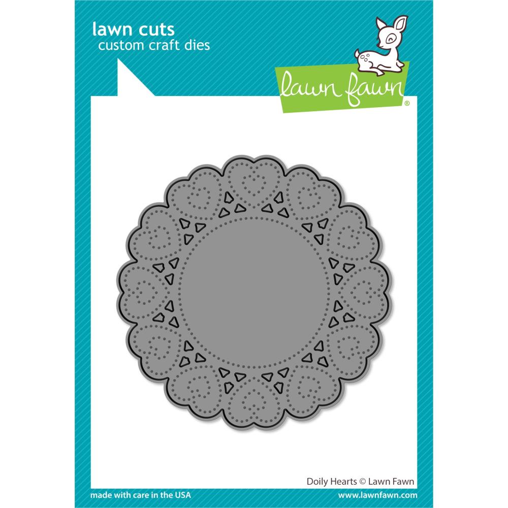 Lawn Fawn - Dies - Doily Hearts