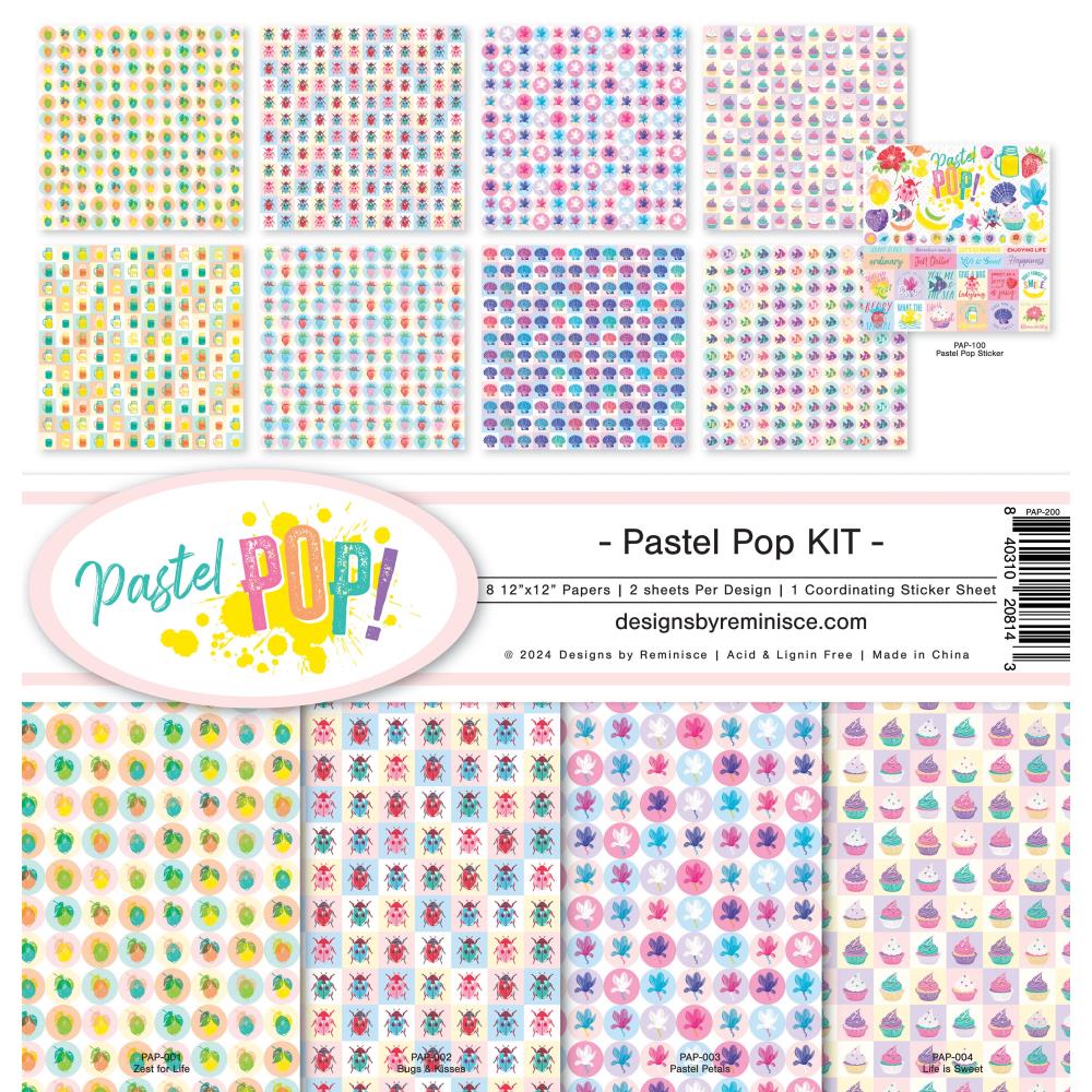 Reminisce - Pastell Pop Collection Kit  - 12x12"