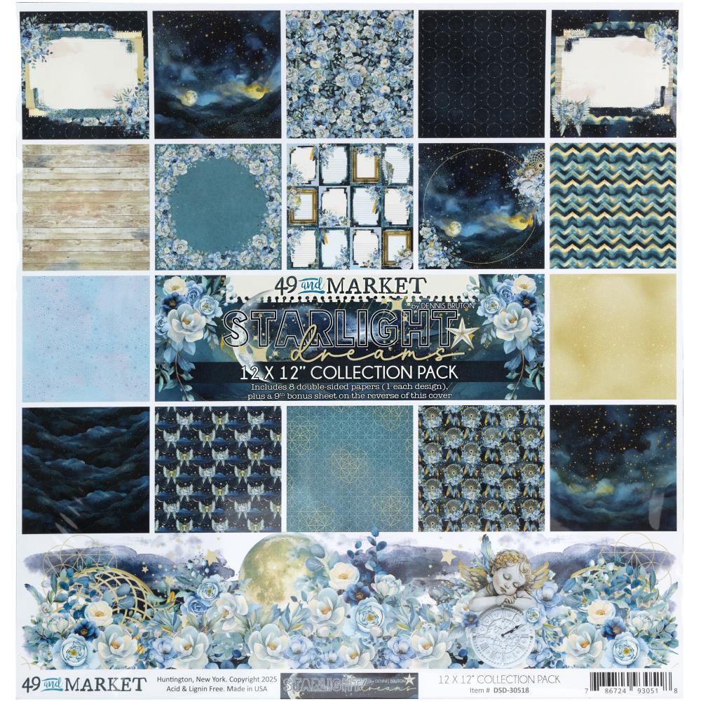 49 and Market - Starlight Dreams Collection -   12 x 12"