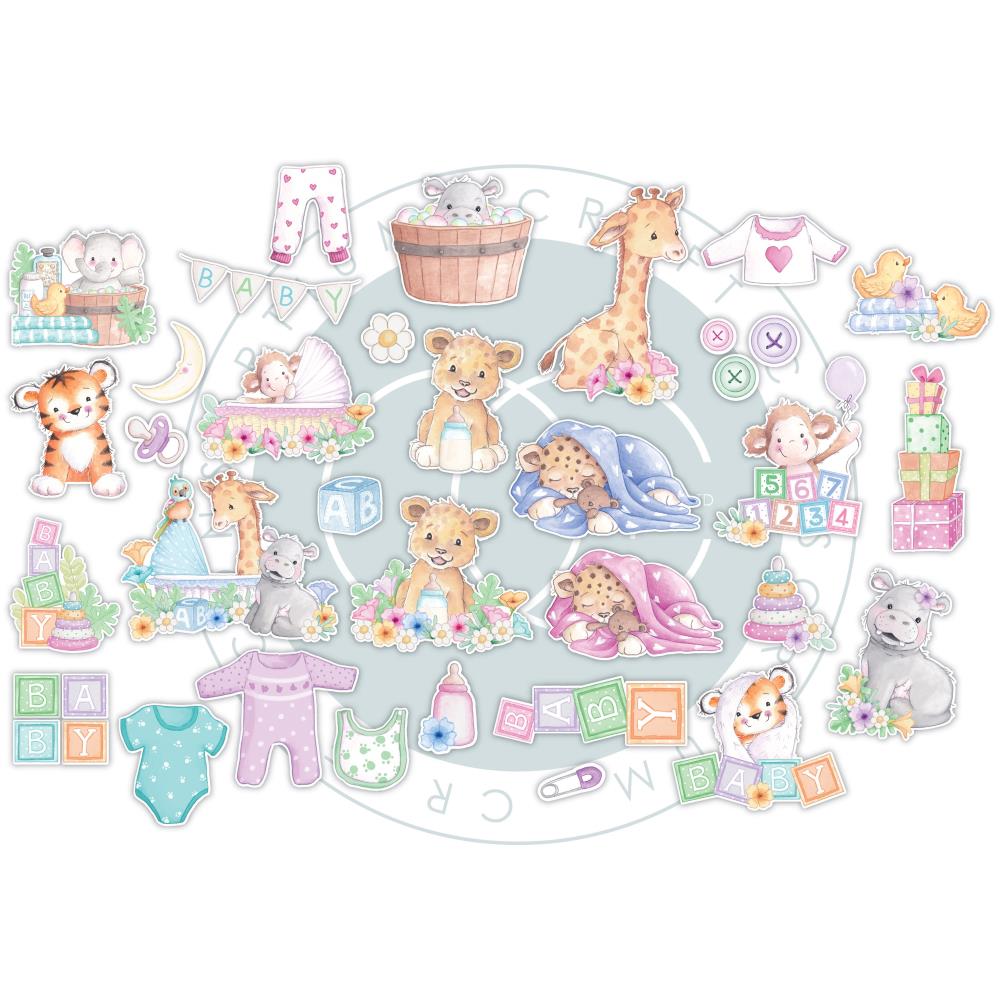 Craft Consortium - Chipboard Ephemera - Little Ones