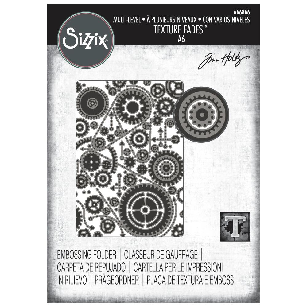 Tim Holtz - Embossing Folder - Multi-level - Vault Gears