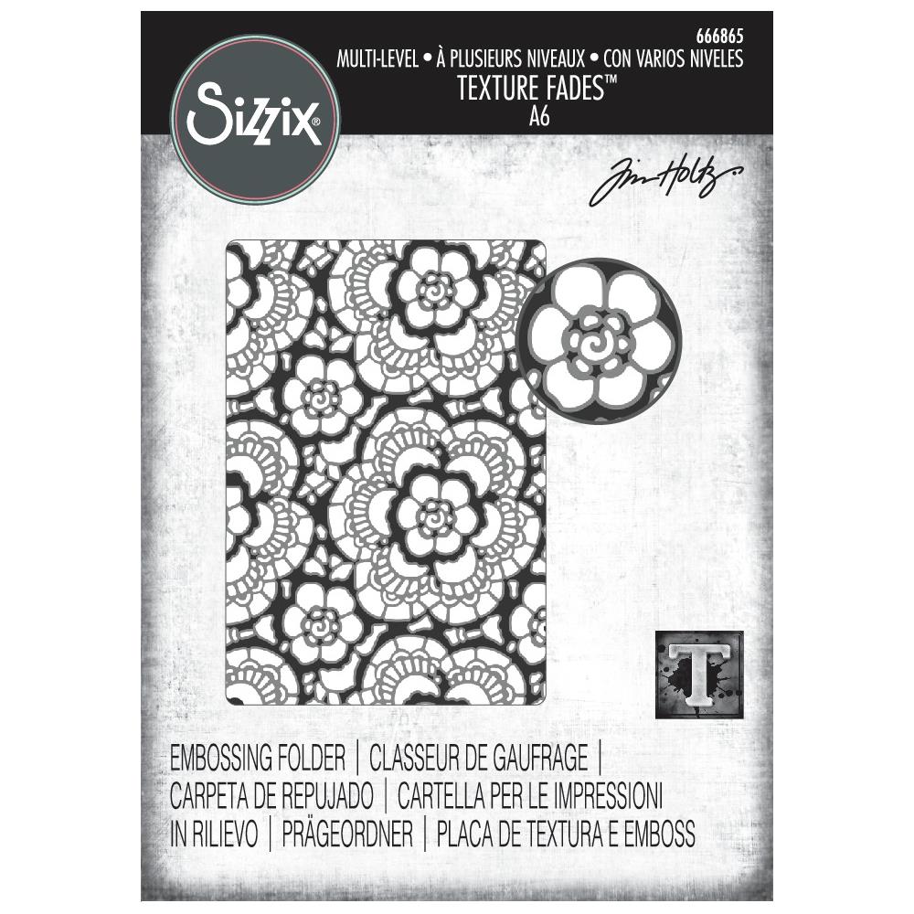 Tim Holtz - Embossing Folder - Multi-level - Vault Lace